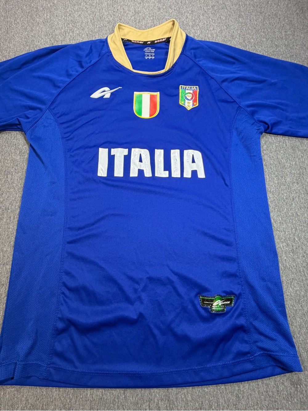 Italy National Soccer Team Men’s XL Blue Jersey Italia Futbol